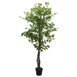Ficus artificiel 1260 feuilles 200 cm vert 561258561258