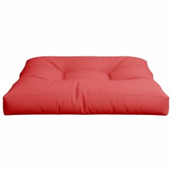 Coussin de palette rouge 70x70x12 cm tissu 561277561277