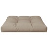 Coussin de palette taupe 70x70x12 cm tissu 561278561278