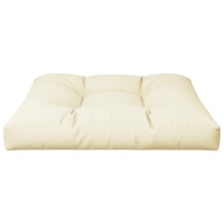 Coussin de palette crème 80x80x12 cm tissu 561281561281