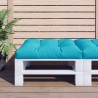 Coussin de palette turquoise 70x70x12 cm tissu 561283561283