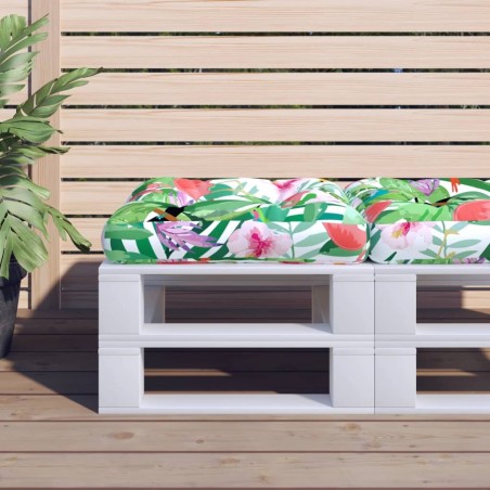 Coussin de palette multicolore 50x50x12 cm tissu 561286561286