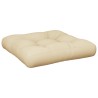 Coussin de palette beige 60x60x12 cm tissu 561288561288