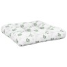 Coussin de palette motif de feuilles 50x50x12 cm tissu 561289561289