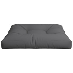 Coussin de palette anthracite 70x70x12 cm tissu 561290561290