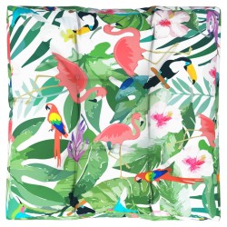 Coussin de palette multicolore 70x70x12 cm tissu 561292561292