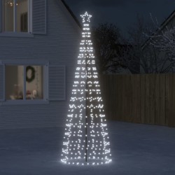 Sapin de Noël à LED avec pointes 570 LED blanc froid 300 cm 561298561298