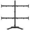 Support de moniteur noir acier VESA 75/100 mm 561302561302