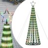 Sapin de Noël à LED 275 LED colorées 180 cm 561305561305