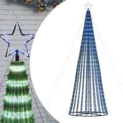 Sapin de Noël à LED 688 LED bleu 300 cm 561307561307