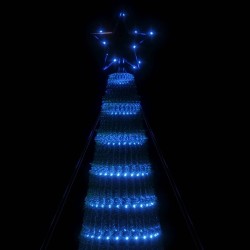Sapin de Noël à LED 688 LED bleu 300 cm 561307561307
