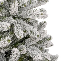 Sapin de Noël artificiel à charnières avec neige floquée 270 cm 561311561311
