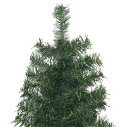 Sapin de Noël mince avec support 210 cm PVC 561316561316