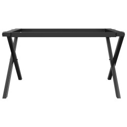 Pieds de table basse cadre en X 70x60x43 cm acier 561317561317