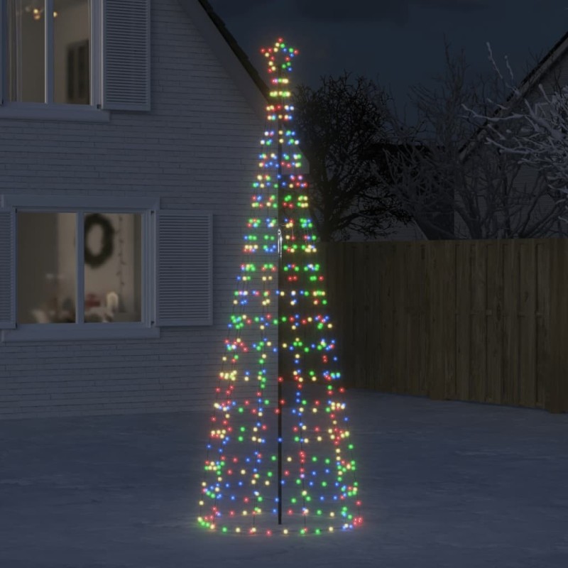 Sapin de Noël à LED avec pointes 570 LED colorées 300 cm 561318561318