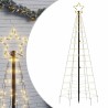 Sapin de Noël à LED avec piquets 220 LED blanc chaud 180 cm 561319561319