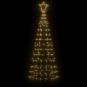 Sapin de Noël à LED avec piquets 220 LED blanc chaud 180 cm 561319561319