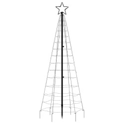 Sapin de Noël à LED avec piquets 220 LED blanc chaud 180 cm 561319561319