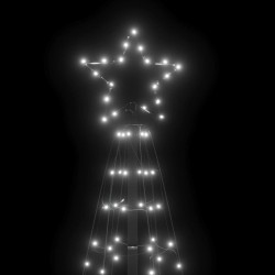 Sapin de Noël à LED avec piquets 220 LED blanc froid 180 cm 561320561320
