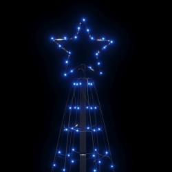 Sapin de Noël à LED avec piquets 220 LED bleu 180 cm 561321561321