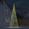 Sapin de Noël à LED 1544 LED colorées 500 cm 561322561322