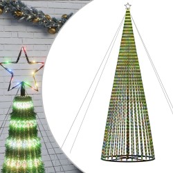 Sapin de Noël à LED 1544 LED colorées 500 cm 561322561322