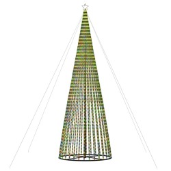 Sapin de Noël à LED 1544 LED colorées 500 cm 561322561322