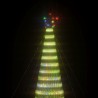 Sapin de Noël à LED 1544 LED colorées 500 cm 561322561322