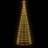 Sapin de Noël à LED avec piquets 570 LED blanc chaud 300 cm 561323561323