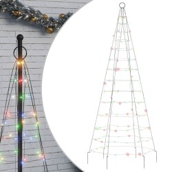 Sapin de Noël à LED 200 LED coloré 180 cm 561327561327