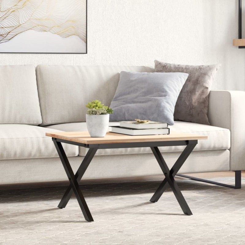 Pieds de table basse cadre en X 60x40x38 cm acier 561328561328