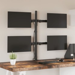 Support de moniteur noir acier VESA 75/100 mm 561330561330