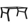 Pieds de table basse cadre en Y 80x70x43 cm acier 561333561333
