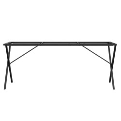 Pieds de table à manger cadre en X 160x80x73 cm acier 561334561334