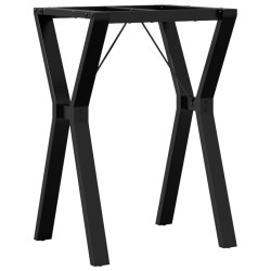 Pieds de table à manger cadre en Y 50x40x73 cm acier 561336561336