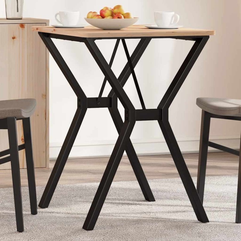 Pieds de table à manger cadre en Y 60x50x73 cm acier 561337561337