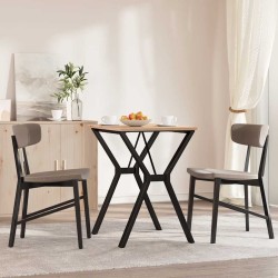 Pieds de table à manger cadre en Y 60x50x73 cm acier 561337561337