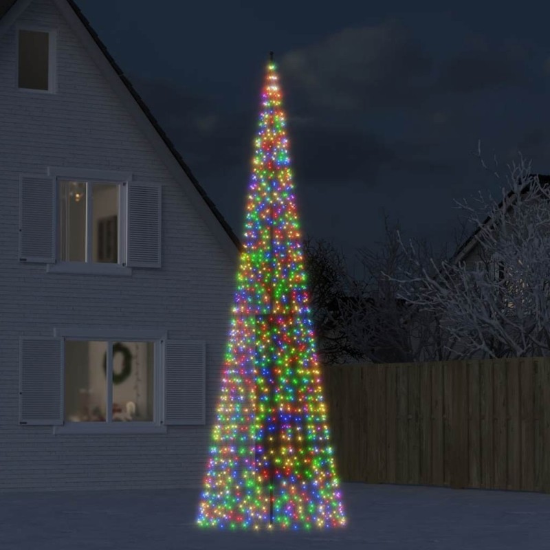Sapin de Noël à LED 1534 LED coloré 500 cm 561338561338