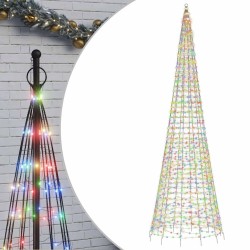 Sapin de Noël à LED 1534 LED coloré 500 cm 561338561338