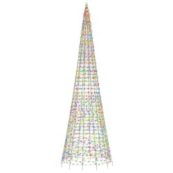 Sapin de Noël à LED 1534 LED coloré 500 cm 561338561338