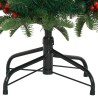 Sapin de Noël artificiel avec pommes de pin et baies 120 cm 561342561342