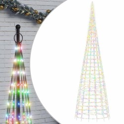 Sapin de Noël à LED 3000 LED coloré 800 cm 561343561343