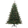 Sapin de Noël artificiel avec pommes de pin et baies 180 cm 561344561344