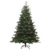 Sapin de Noël artificiel avec pommes de pin et baies 240 cm 561345561345