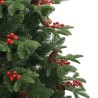 Sapin de Noël artificiel avec pommes de pin et baies 240 cm 561345561345