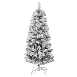 Sapin de Noël artificiel à charnières avec neige floquée 150 cm 561346561346