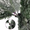 Sapin de Noël artificiel à charnières avec neige floquée 150 cm 561346561346