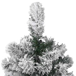 Sapin de Noël artificiel à charnières avec neige floquée 150 cm 561346561346