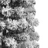 Sapin de Noël artificiel à charnières avec neige floquée 150 cm 561346561346