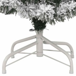 Sapin de Noël artificiel à charnières avec neige floquée 150 cm 561346561346